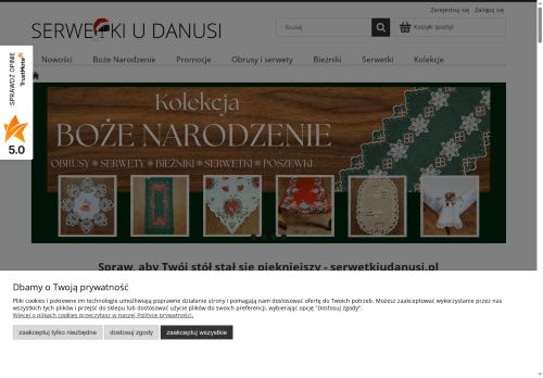 Serwetki u Danusi Adrianna Andrzejewska